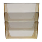 Storex classeur murale - format lettre - transparent - paquet de 18 - 6 Set de 3-Les bords arrondis ne seront pas accrocher ou de déchirure du papier