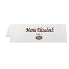 St. James™ – Cartes-tentes gaufrées Overtures® traditionnelles, pliables à 8 1/2 x 2 3/4 po, blanc, 100 cartes-Blanc