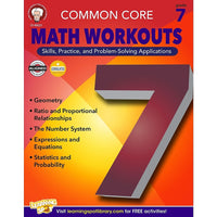 Livre numérique : Mark Twain - Common Core Math Workouts, 404221-EB, 7e année-Vous recevrez deux courriels : le premier confirmant la totalité de votre commande et le second comportant un lien de téléchargement. Vous pourrez utiliser le lien de téléchargement immédiatement ou plus tard, comme vous le voulez.