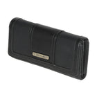 Roots - Portefeuille de poche pour femme - Noir-Poche arrière zippée
