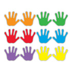 Trend Enterprises - Classic Accents de la prématernelle à la 3e secondaire, empreintes de main, 108/paquet (T-10930)-Taille : 5 1/2 po (L)