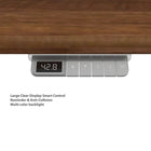DecentLiving - Bureau assis/debout - 72 L x 30 W po - noyer massif-Épaisseur du bureau à 1-1/4 pouce