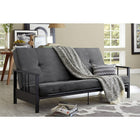 Harlow Métal Arm Full Size Futon, gris-8