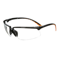 Privo - Lunettes de protection, verres antibuee transparents, monture noire-verres antibuee