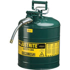 JustriteMD – Bidon de sécurité AccuFlowMC de type II, 5/8 x 11 1/2 x 18 po, vert-Le mécanisme de déclenchement Safe-SqueezeMD exclusif d’AccuflowMC offre un débit régulier et un versement précis