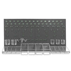 Azar Displays – Trousse d’organisation de panneaux perforéx, 24 x 48 (po), noire (900988-BLK)  -Trousse d'organisation en plastique