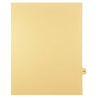 Markmaker - 25 tabs/PQT,5 PQT/Boite, Intercalaires imprimes Legal, Chamois, 1/15th coupe| format lettre, sans trous, Numero 147-Intercalaires imprimes Legal