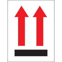 Étiquettes internationales de manutention spéciale, « haut », 3 po x 4 po, 500/rouleau-Dimensions : 3 po x 4 po
