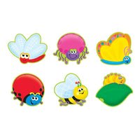 Trend Enterprises 6" Bright Bugs Classic Accents Variety Pack, 108 Pack-Un assortiment d'insectes d'arrière-cour sympathiques est prédécoupé et prêt à l'emploi avec des présentoirs, de l'artisanat et des notes