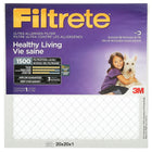 Filtrete - Filtre ultra pour la réduction des allergènes « vie saine » 20 x 20 x 1 po-Il attire et retient les grandes particules que contient l’air qui traverse le filtre