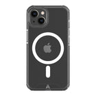 AXS - PROShield etui transparent compatible avec MagSafe teste contre les chutes pour Apple iPhone 13, Noir-Fabrique avec un revêtement anti-rayures et anti-jaunissement