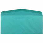 JAM Paper #10 Enveloppes à fenêtre Colourées d'affaires - 4,125" x 9,5" - Bleu mer recyclé - Paquet de 50-Quantité : 50 enveloppes par paquet