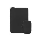 LOGiiX - Vibrance Essential Sleeve avec pochette pour ordinateurs portables jusqu'à 16 po - Noir-Noir - Toile