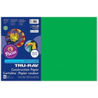 Papier de construction Pacon Tru-Ray, 12" x 18", vert festif, 250 feuilles-Le papier de construction Tru-Ray est suffisamment résistant pour supporter le rainurage, le pliage et le curling sans se fissurer ni se déchirer