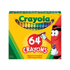 Crayola - Crayons de cire avec taille-crayon intégré - Couleurs variées - Paquet de 64-Mettez de la couleur dans votre vie