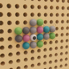 Flash Furniture - Ensemble d'accessoires de 512 chevilles pour panneaux STEAM modulaires - Couleur pastelle-Parfait pour les garderies, les ecoles maternelles et les centres d'apprentissage precoce,