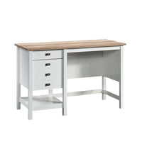 Sauder 47"W La Collection Cottage Road Bureau - Finition Soft White-Deux tiroirs sur des glissières à extension complète pour le papier, les stylos et plus encore