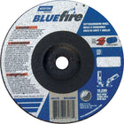 Norton - Meule Bluefiremd), 4-1/2po x 1/4po, Arbre De 7/8po, Type 27/28, Oxyde D'Aluminium/Zirconium, 13580 Tr/Min, paquet de 12-Matériau abrasif Oxyde d'aluminium