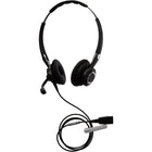 Jabra - Casque Filaire Large Bande 2400 II QD Duo NC - Noir-Type de casque : casque filaire