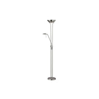 Dainolite – Lampadaire de sol mère et fille, 71 x 28 x 10 po, chrome satiné (505F-SC)-Lampe de sol