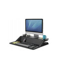 Fellowes - Poste de travail assis-debout Lotus - Noir-Design de qualité : La technologie Smooth Lift, en attente de brevet, permet à votre poste de travail de rester stable et de changer de position sans effort