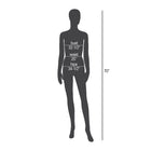 Eddie's - Mannequin féminin abstrait à bout pointu - Blanc (150514-1)-ABS - assure une résistance et une durabilité supérieures