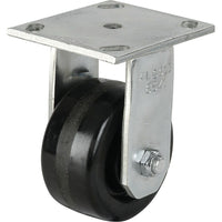 Algood - Roulettes Robustes Emaxx À Cheville, Fixe, 4po (101,6 Mm), Phénolique, 800 Lb (363 Kg), paquet de 3-Dia. des trous de boulon 3/8po (9,52 mm)