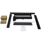 AnthroDesk - Bureau assis/debout electrique - Base Noire-Dimensions de la base: Longueur: 43 "-63" Largeur: 23,6 ", Hauteur: 27" -46 "(sans la surface de travail)