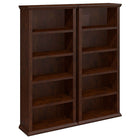 Bush bibliothèques Yorktown, lot de deux, cerisier ancien-Stratifié de bois d’ingénierie
