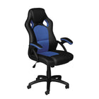 Brassex - Chaise de Jeu Patty - Noir/Bleu-Tissu Bleu