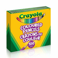 Crayola - Crayons de couleurs - Paquet de 100-Les crayons de couleur Crayola sont idéaux pour les jeunes de tout âge ! Même les adultes peuvent apprécier la nature apaisante du coloriage. Ces crayons de couleur offrent une palette de couleurs riche et variée qui vous aidera à rester calme, frais et joyeux. Les crayons Crayola sont les meilleurs crayons pour le coloriage pour adultes.