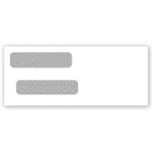 Deluxe - Enveloppes de sécurité autocollantes à double fenêtre, 8-5/8 po x 3-5/8 po, paq./500 (92534-500)-À double fenêtre, autocollantes, sécuritaires