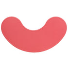 Flash Furniture – Table d’activités demi-lune en plastique à hauteur ajustable 35 x 65 (po), rouge-Dessus en plastique texturé rouge avec 1,5 po d'épaisseur
