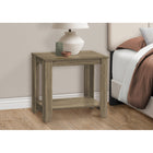 Monarch Specialties - 3115 Table D'Appoint - Taupe Fonce-Pattes fuselées robustes