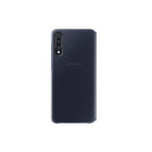 Samsung – Étui portefeuille pour Galaxy A70, noir-Toile douce synthétique de luxe