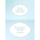 Rosedale Gold - Cartes de souhaits/Enveloppes - Joyeuses Pâques Fille et sa Famille - 5-1/2 po x 8 po - paquet de 6-Avec fini scintillant et métallique