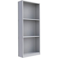 Metalware – Étagère enclenchable RK317, 4 tablettes, 36 x 18 x 88 po, gris pâle-Système de tablettes ajustables offrant un espace de rangement solide, mais économique qui convient à vos besoins