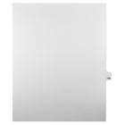 Markmaker - Intercalaires imprimes Legal, Blanc, 1/25th coupe, format lettre, sans trous, 25 tabs/PQT, 5 PQT/Boite, Numero 116-Intercalaires imprimes Legal
