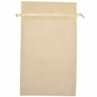 JAM Paper - Sacs transparents - Grand - 5 12/ x 9 - Ivoire - Vrac 96 sacs/boîte-Couleur : grand sac transparent ivoire.