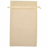 JAM Paper - Sacs transparents - Grand - 5 12/ x 9 - Ivoire - Vrac 96 sacs/boîte-Couleur : grand sac transparent ivoire.