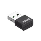 ASUS - Adaptateur USB Wi-Fi 6 double bande Nano AX1800-Adaptateur Wi-Fi 6 ultra-rapide dans un boîtier de taille nanométrique