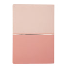 Hilroy - Journal dégoulinant - 8 po x 5 po - rose-Élégante couverture souple