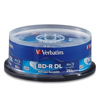 Verbatim – Disques BD-R vierges 6x, capacité de 50 Go, surface estampillée, carrousel, 25/paquet (98356)-Disques Blu-Ray vierges