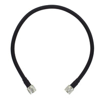 SureCall - Câble coaxial de SureCall avec faible perte SC400 de 2’ et connecteurs N-Mâle - Noir-Résistant aux intempéries et au rétrécissement pour que vous n'ayez plus jamais à vous en soucier