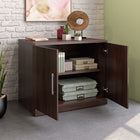 Sauder - Affirm Armoire de rangement commerciale - Noble Elm-Bords en thermoplastique de haute qualité résistant aux chocs