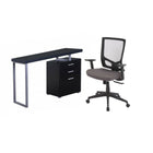Brassex - Kit de Bureau Olivia - Anthracite-Table de Bureau