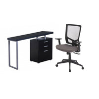 Brassex - Kit de Bureau Olivia - Anthracite-Table de Bureau