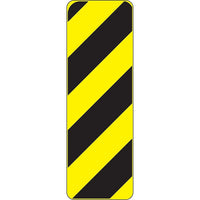 Accuform Signs - Panneau De Circulation - Danger, 6po x 24po, Aluminium, Pictogramme-Type d'affichage Boulonné