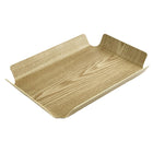 Cathay Importers Bentwood plateau rectangulaire, 8” L x 6” P x 2” H, ensemble de 4-Construction robuste en bois cintré - fabriqués à partir de placage de bois de saule