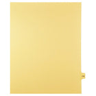 Markmaker - 25 tabs/PQT,5 PQT/Boite, Intercalaires imprimes Legal, Chamois, 1/15th coupe| format lettre, sans trous, Numero 118-Intercalaires imprimes Legal